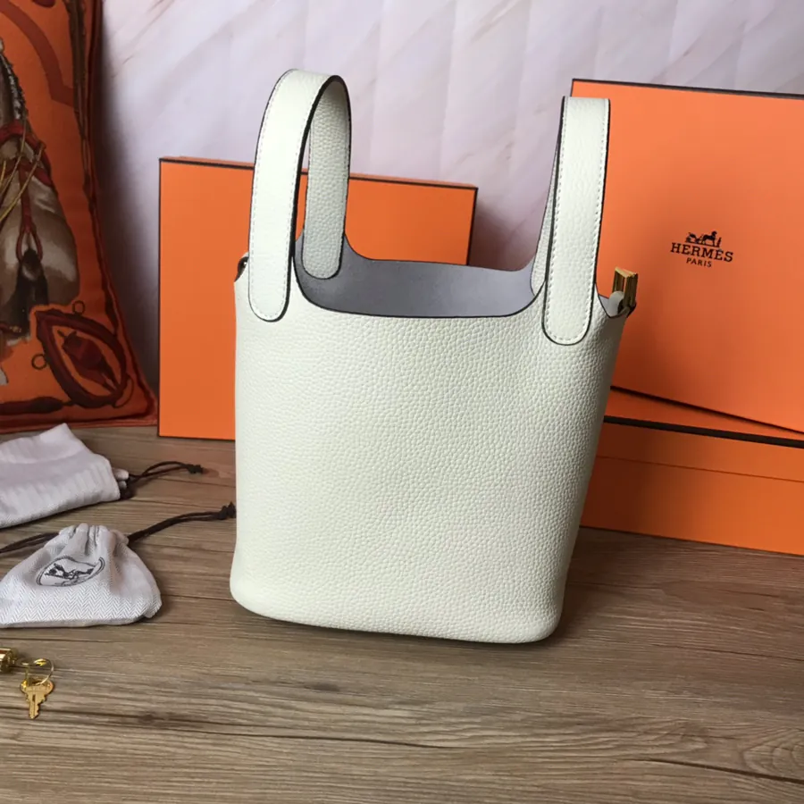 Hermes Picotin Lock in Genuine Leather