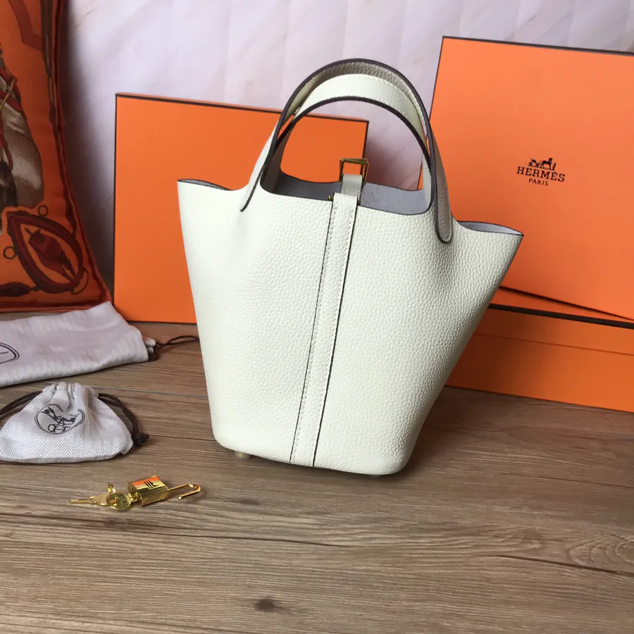 Hermes Picotin Lock in Genuine Leather