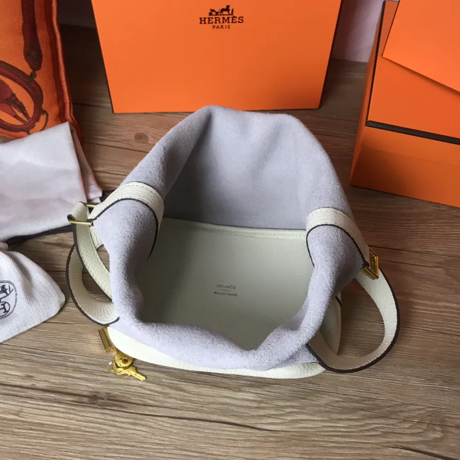 Hermes Picotin Lock in Genuine Leather