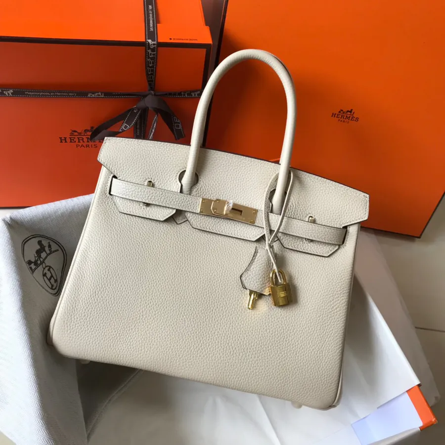 Hermès Birkin Bucket Bag in Grained Calfskin