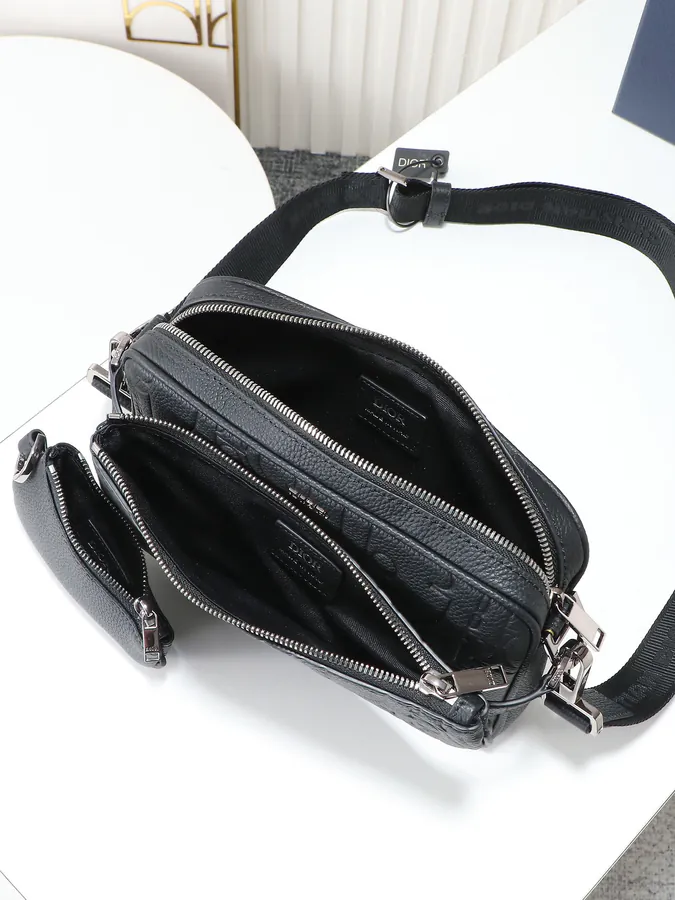 Gravity Print Satchel Set Handbag in Black