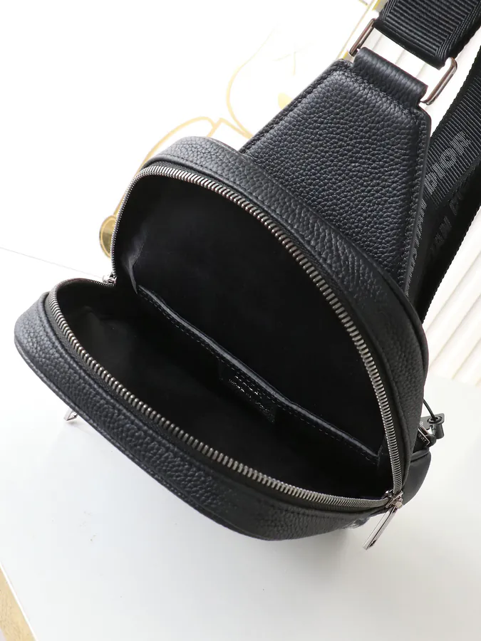 Rider 2.0 Sling Bag Elegant Design with Oblique Embossed Calfskin