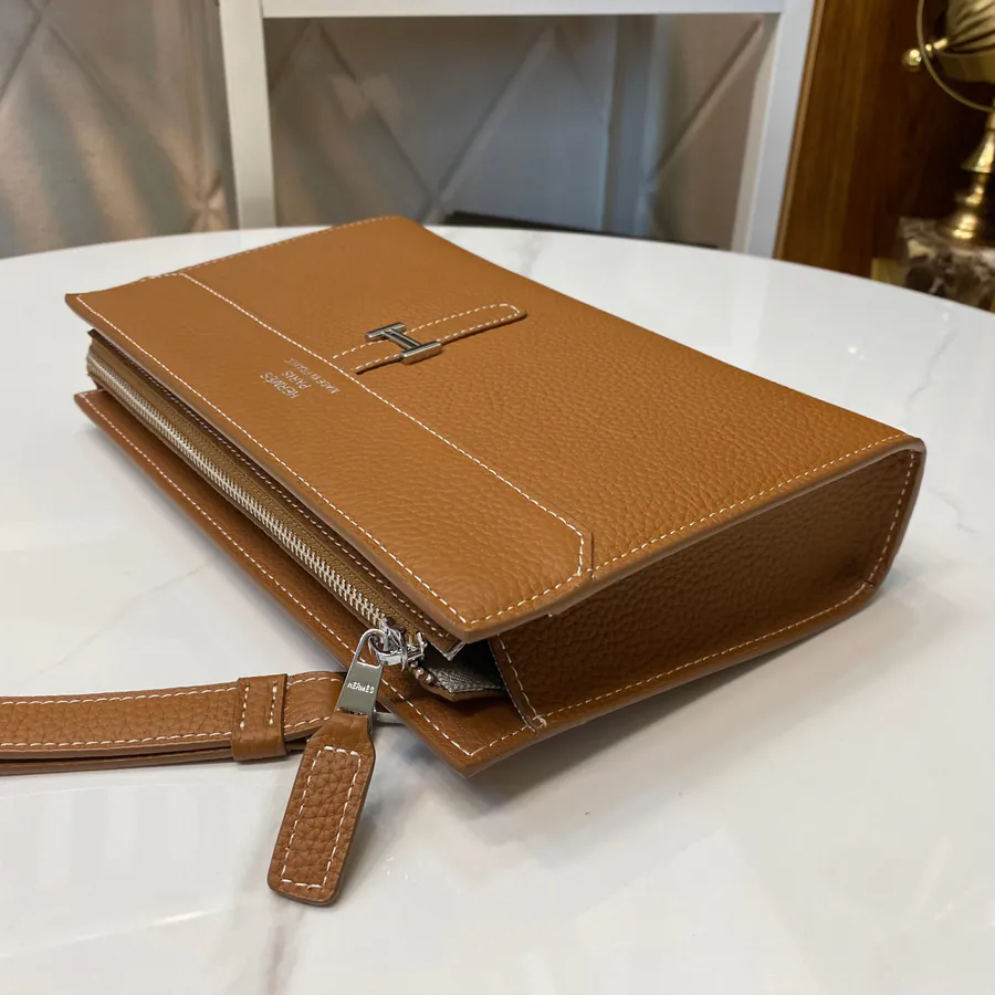 H家 Latest Model Handbag Premium Full Grain Calfskin, Elegant Logo, High End Hardware