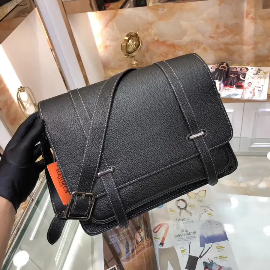 H Family Latest Men's Shoulder Bag 33 27 10cm