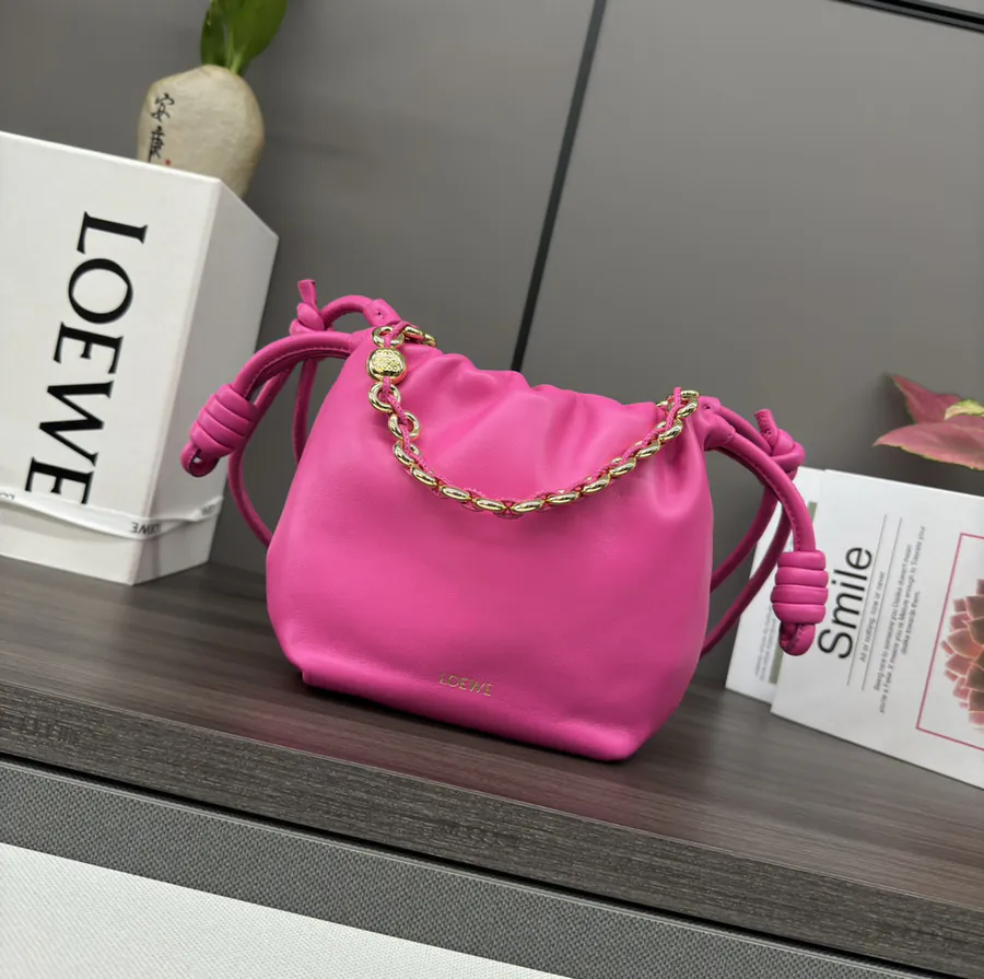 Mini Soft Nappa Leather Flamenco Purse