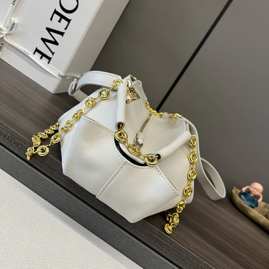 L Family New Mini Calfskin Strap Chain Paseo Handbag