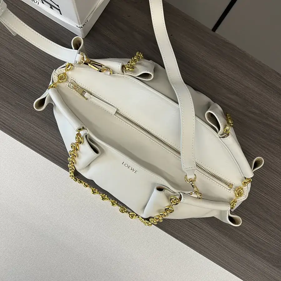 L Family New Mini Calfskin Strap Chain Paseo Handbag
