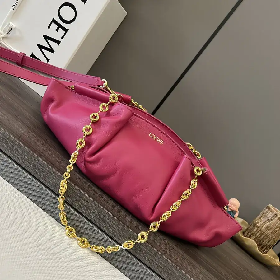Lifestyle New Mini Calfskin Chain Strap Paseo Handbag