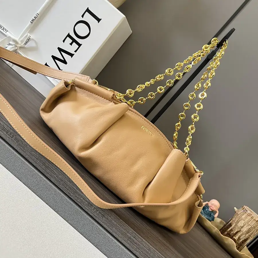 L Family New Mini Calfskin Strap Chain Paseo Handbag