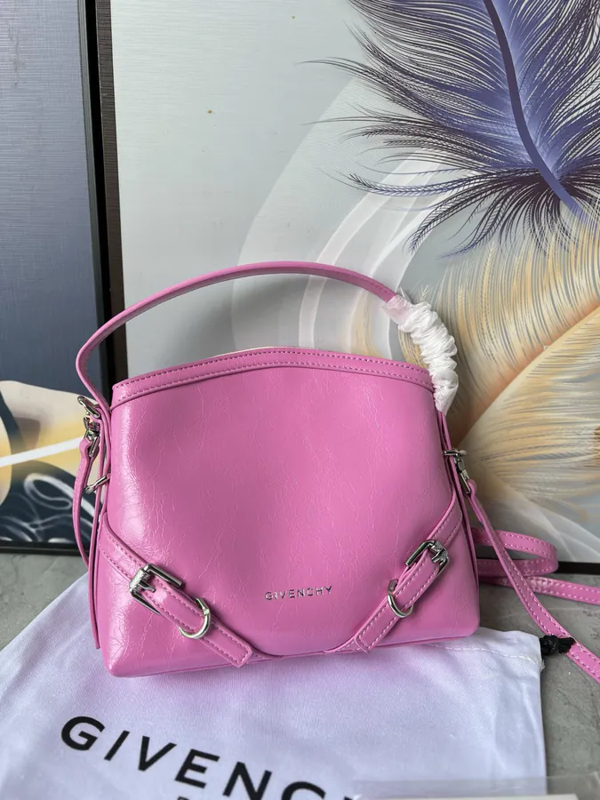 Givenc*y Voyou Detachable Strap Metal Zip Crossbody Bag