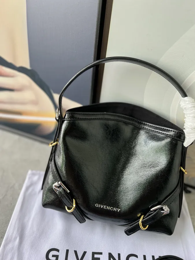 Givenc*y Voyou Detachable Strap Metal Zip Crossbody Bag