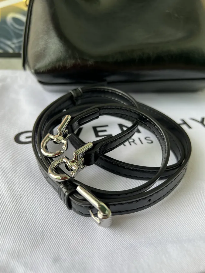 Givenc*y Voyou Detachable Strap Metal Zip Crossbody Bag