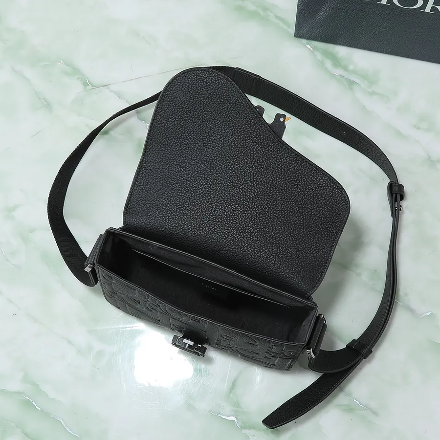 Gravity Print Saddle Handle Messenger Bag Small Size