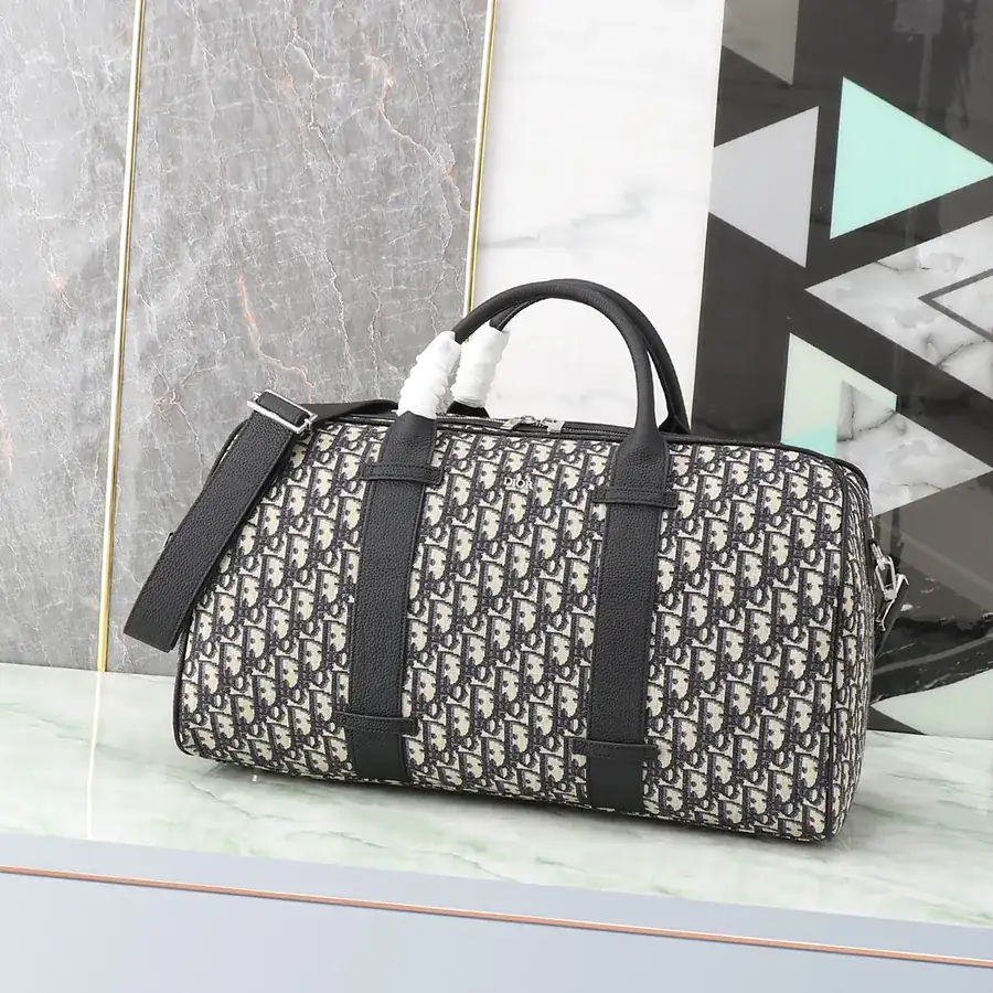 Dior Oblique Bucket Bag with Signature Pattern