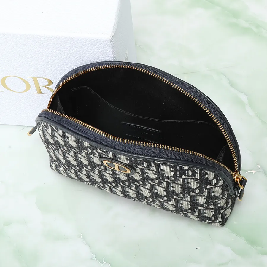 30 Montaigne Apodite Handbag with Blue Oblique Print