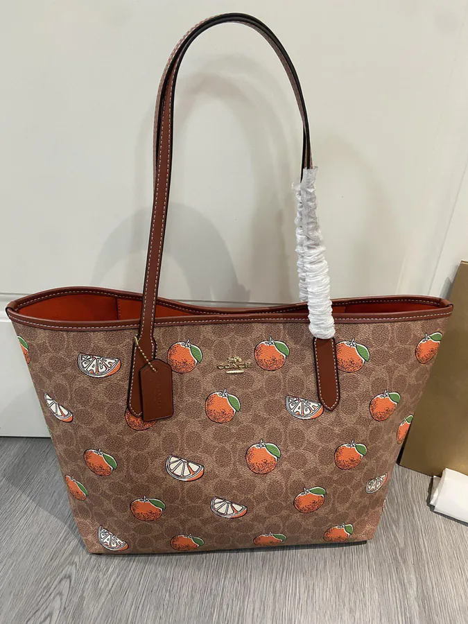 Summer Fruit Tote Bag Strawberry, Lemon, Orange