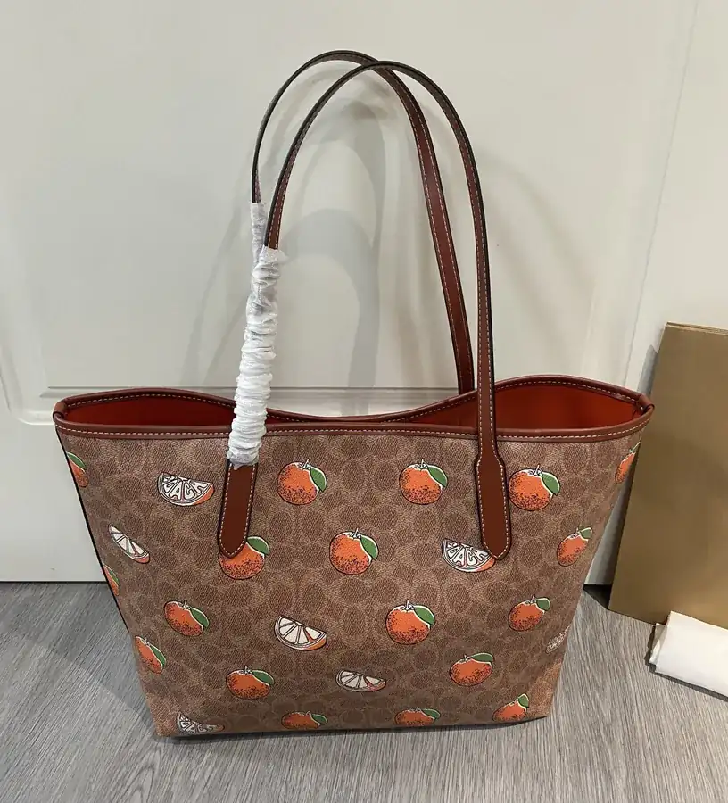 Summer Fruit Tote Bag Strawberry, Lemon, Orange