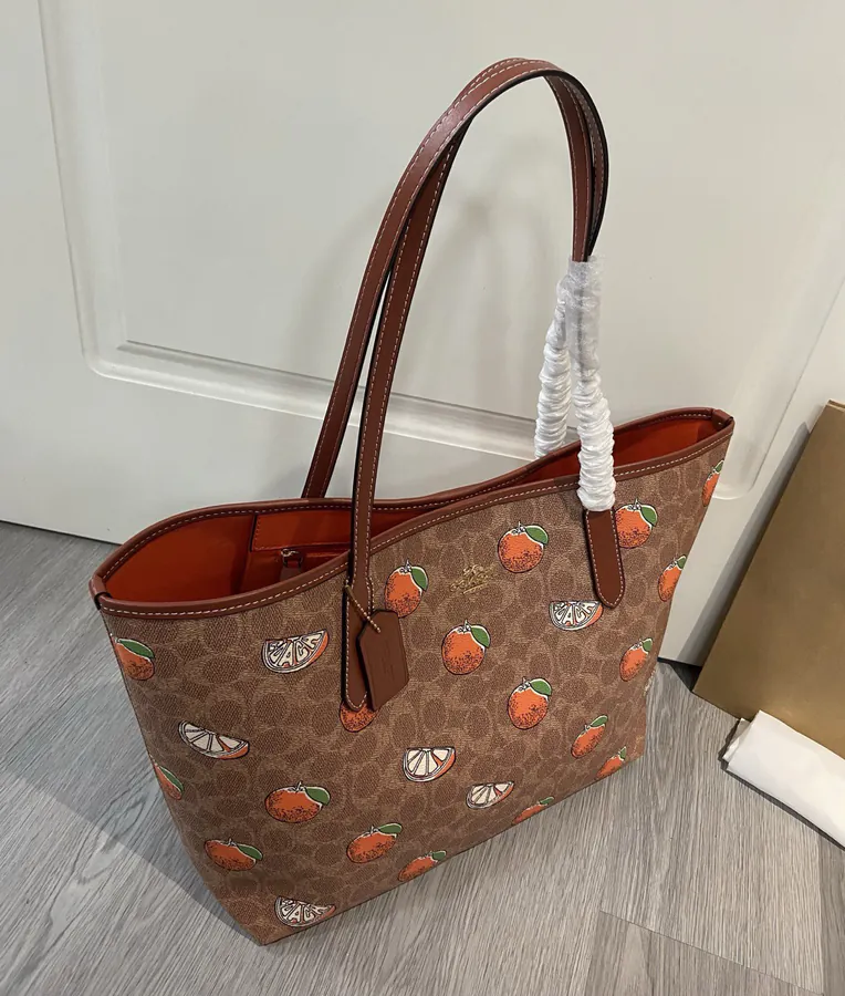 Summer Fruit Tote Bag Strawberry, Lemon, Orange