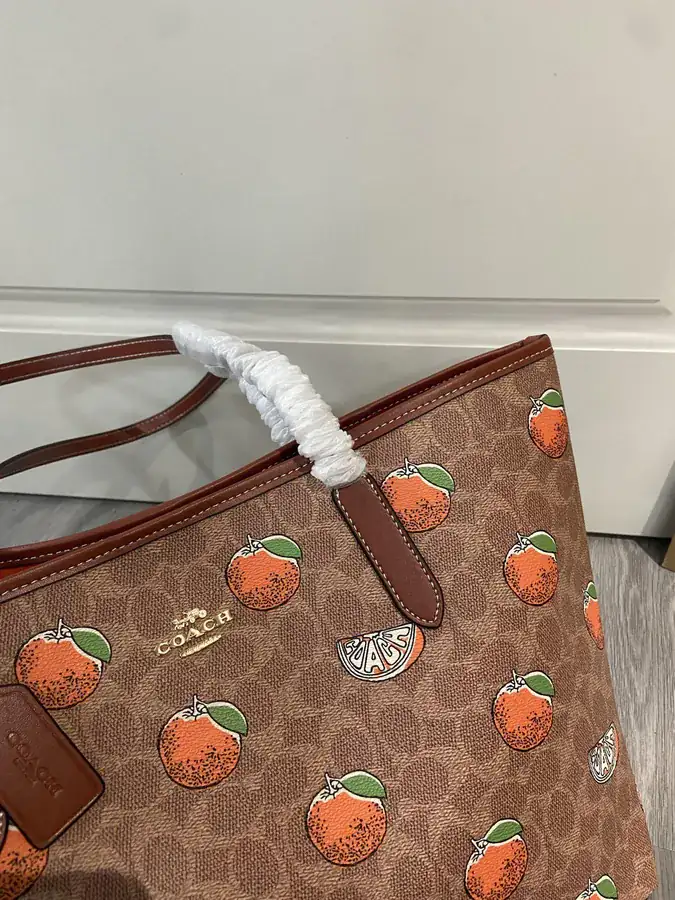 Summer Fruit Tote Bag Strawberry, Lemon, Orange