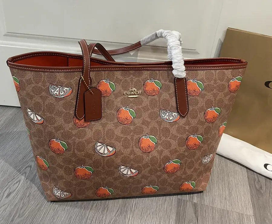 Summer Fruit Tote Bag Strawberry, Lemon, Orange