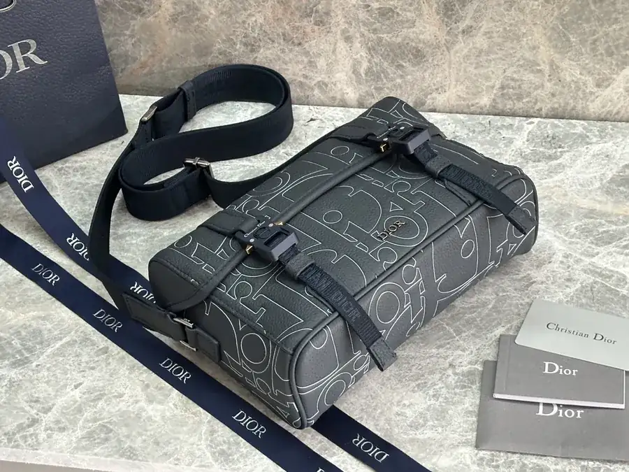 Hit The Road Flip Messenger Bag in Navy Blue