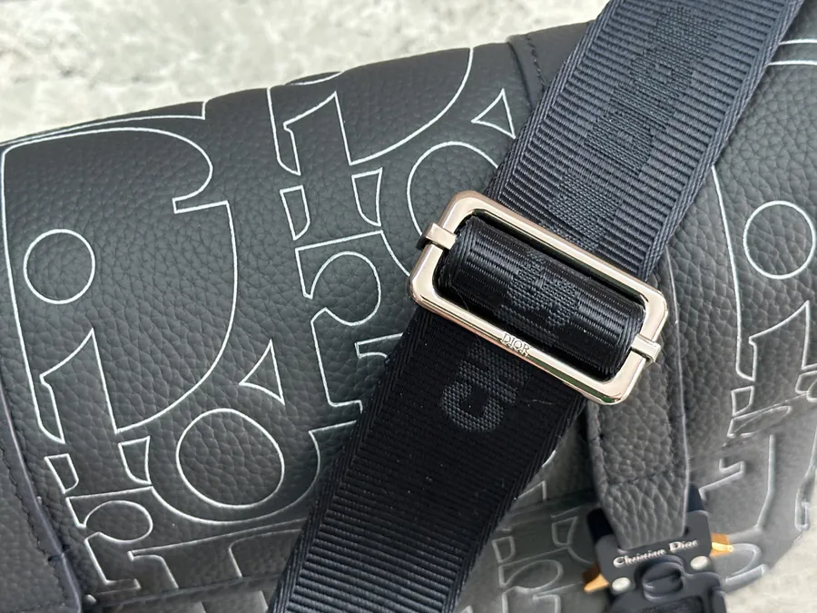 Hit The Road Flip Messenger Bag in Navy Blue