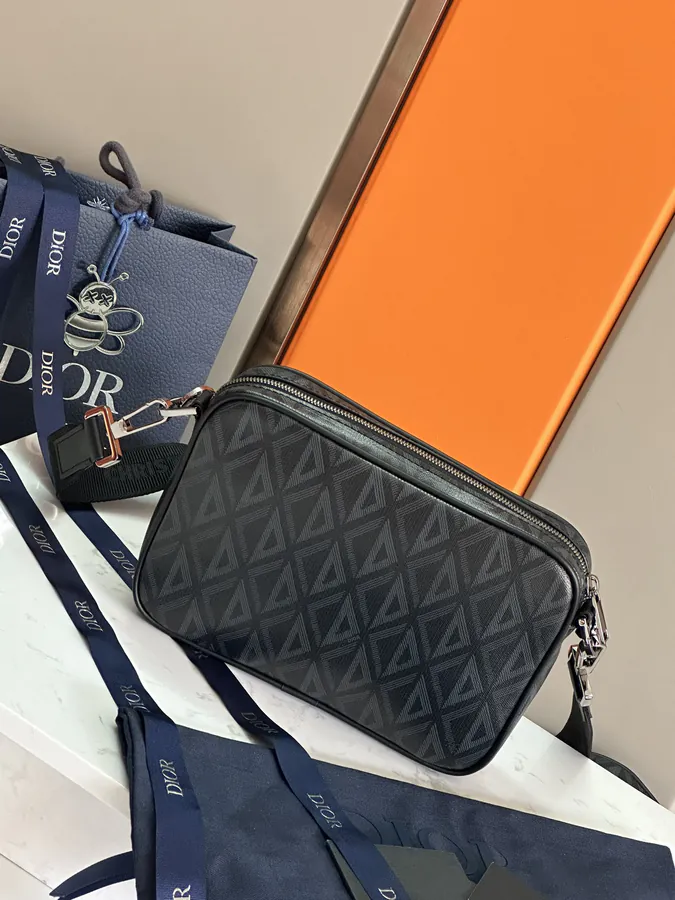 Marc Bohan Diamond Pattern Satchel Set