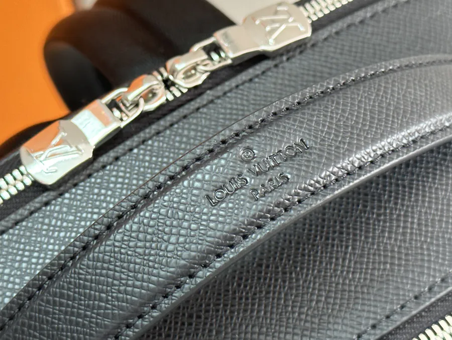 Avenue Damier Graphite Coated Canvas Messenger Bag with Crossbody Strap