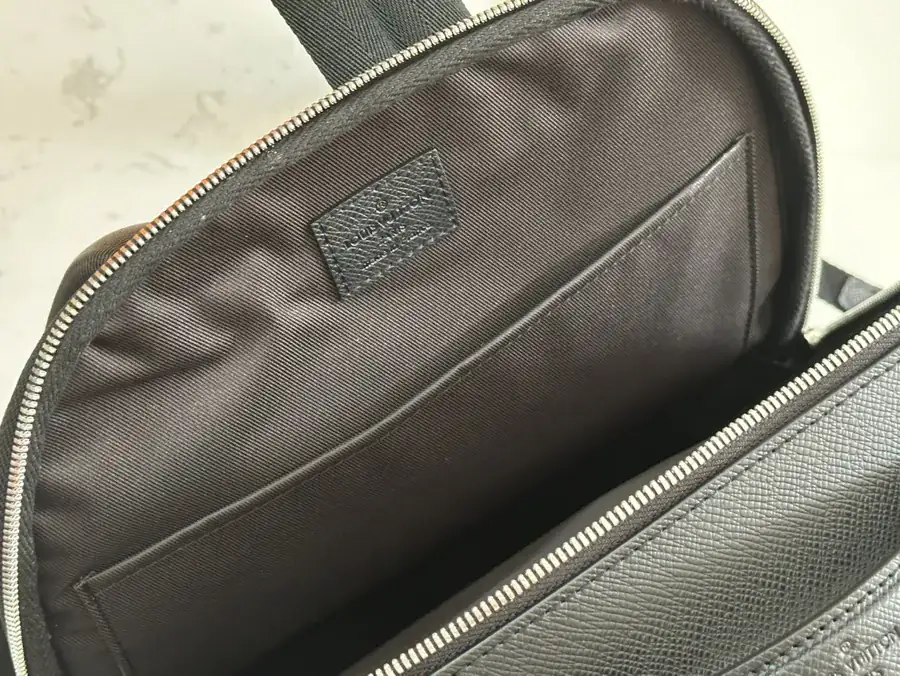 Avenue Damier Graphite Coated Canvas Messenger Bag with Crossbody Strap
