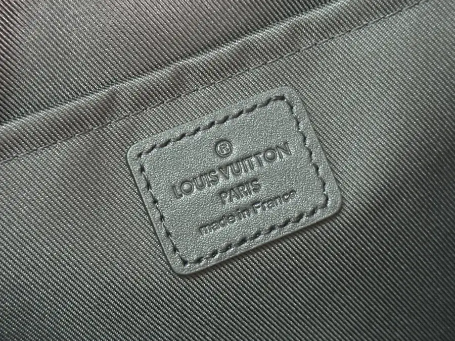 Louis Vuitton City Keepall Handbag with Damier Infini Leather and Damier Graphite Canvas