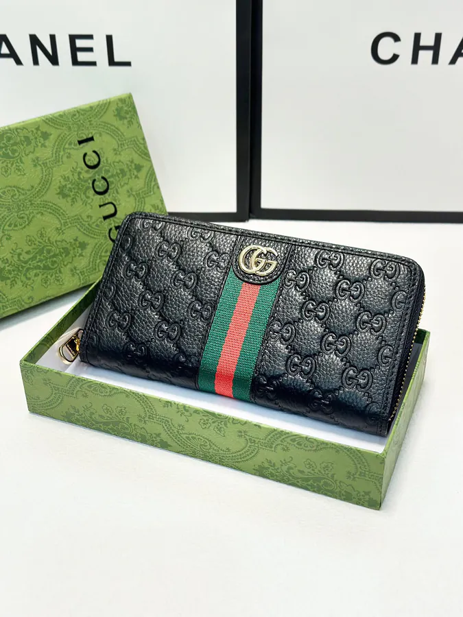 Gucci Single Zip Tote Black