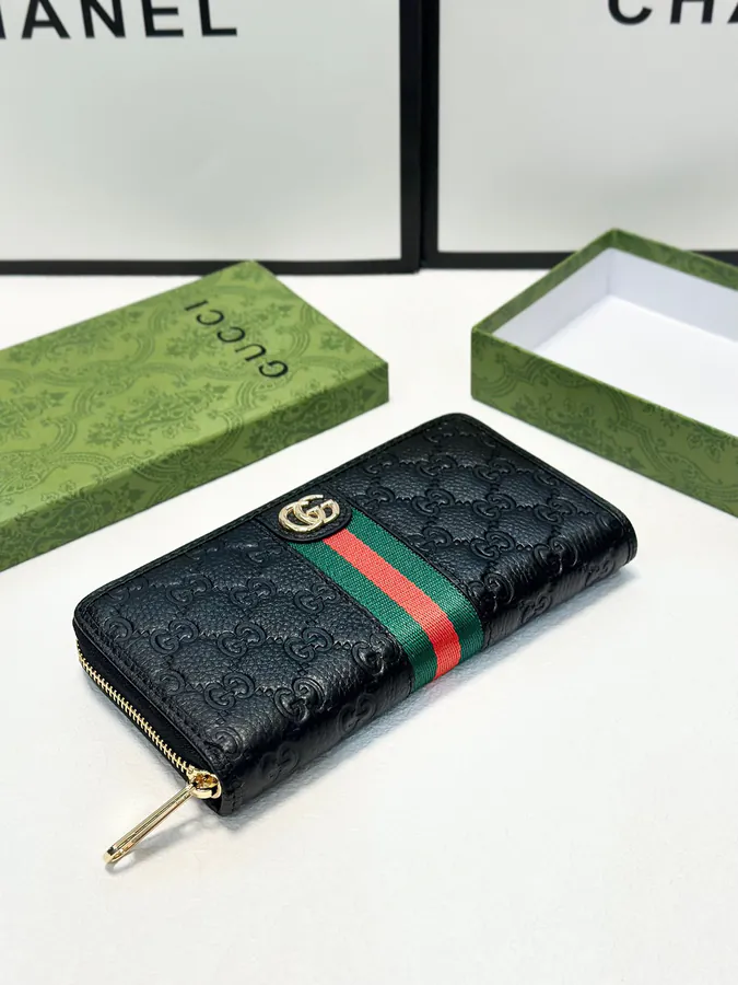 Gucci Single Zip Tote Black