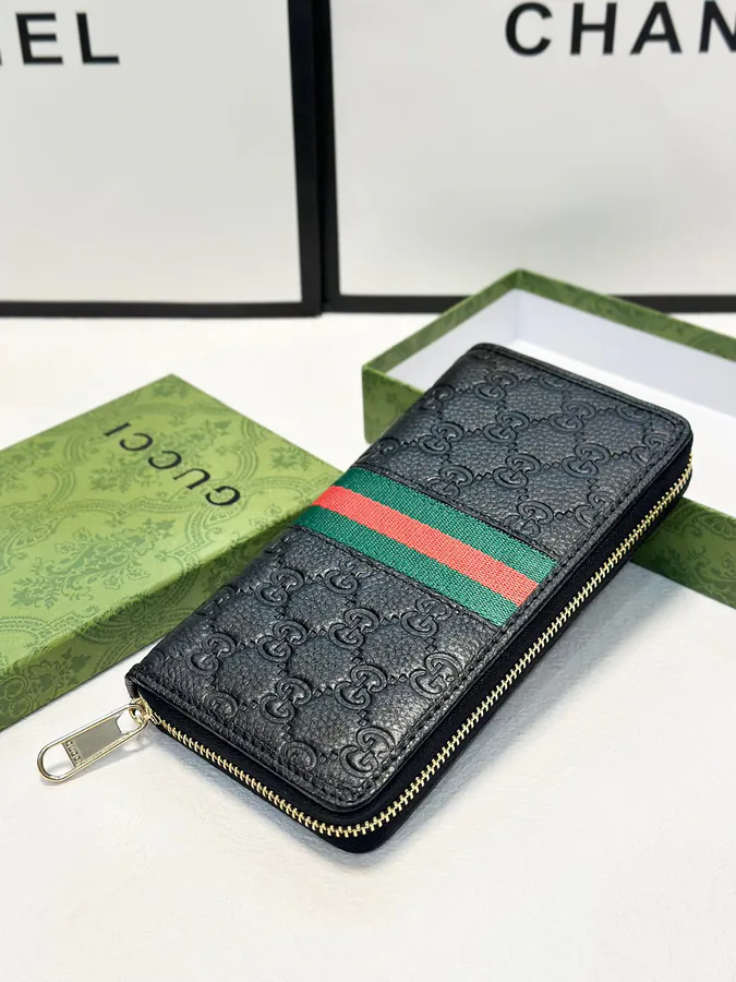 Gucci Single Zip Tote Black