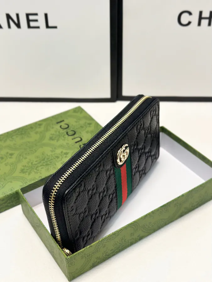 Gucci Single Zip Tote Black