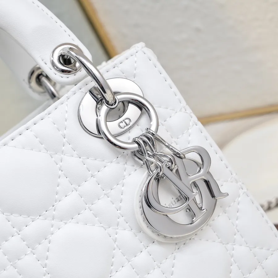 Dior Mini Tote with Silver Clasp