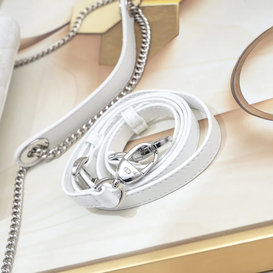 Dior Mini Tote with Silver Clasp
