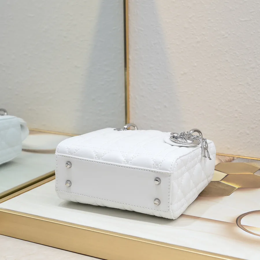 Dior Mini Tote with Silver Clasp
