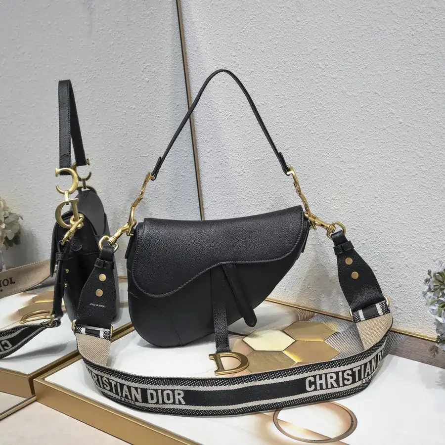 Saddle Black Handcrafted Bucket Bag
