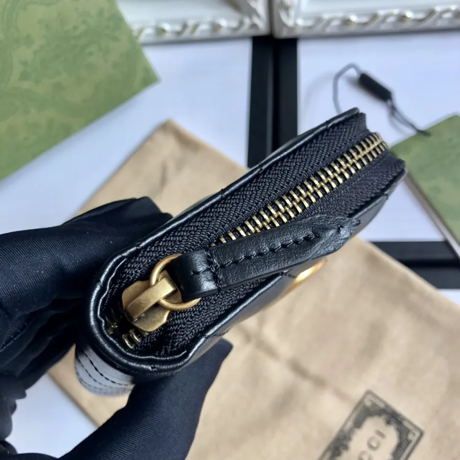 Double G Vintage Gold Metal Accessories Wallet