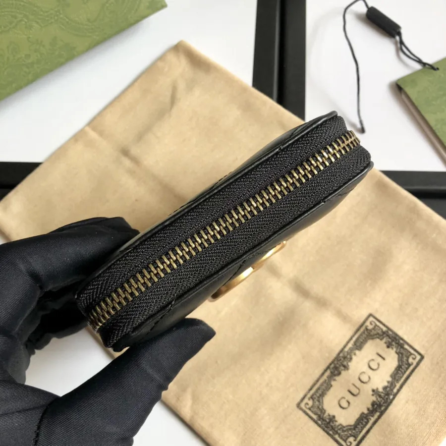 Double G Vintage Gold Metal Accessories Wallet