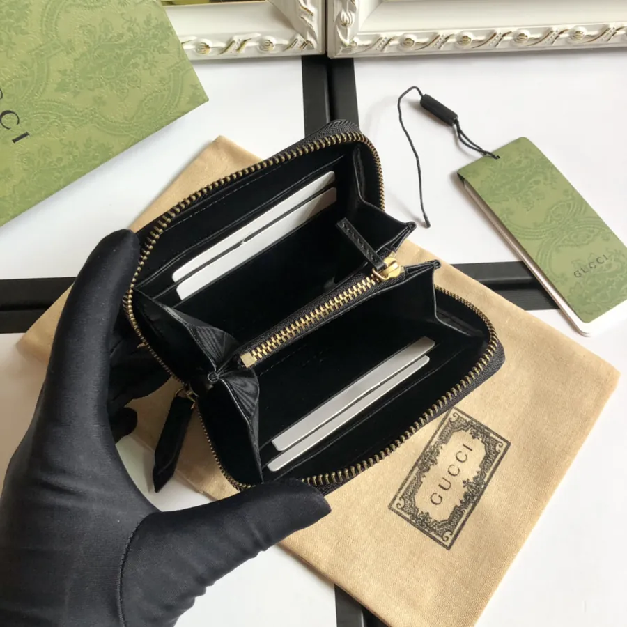 Double G Vintage Gold Metal Accessories Wallet