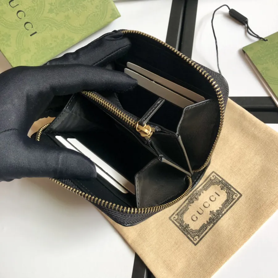 Double G Vintage Gold Metal Accessories Wallet