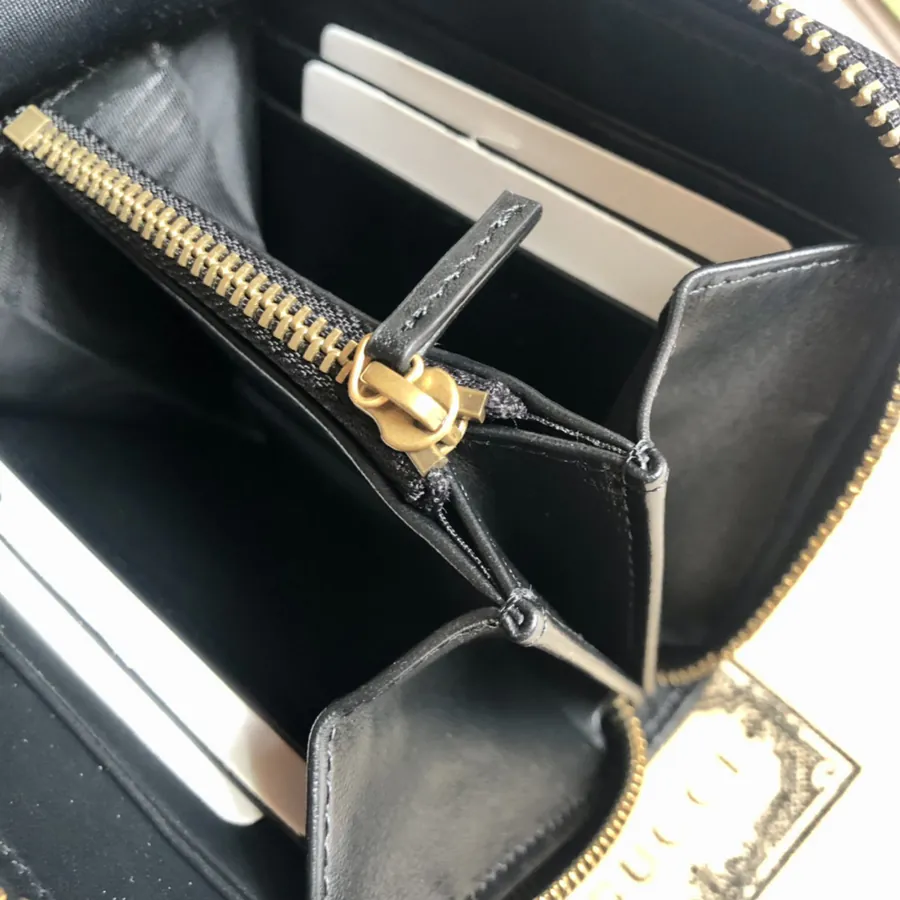 Double G Vintage Gold Metal Accessories Wallet