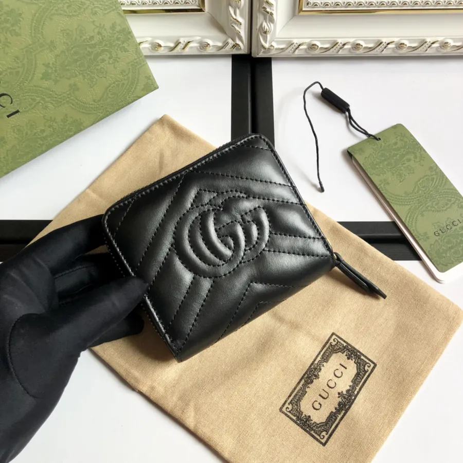 Double G Vintage Gold Metal Accessories Wallet