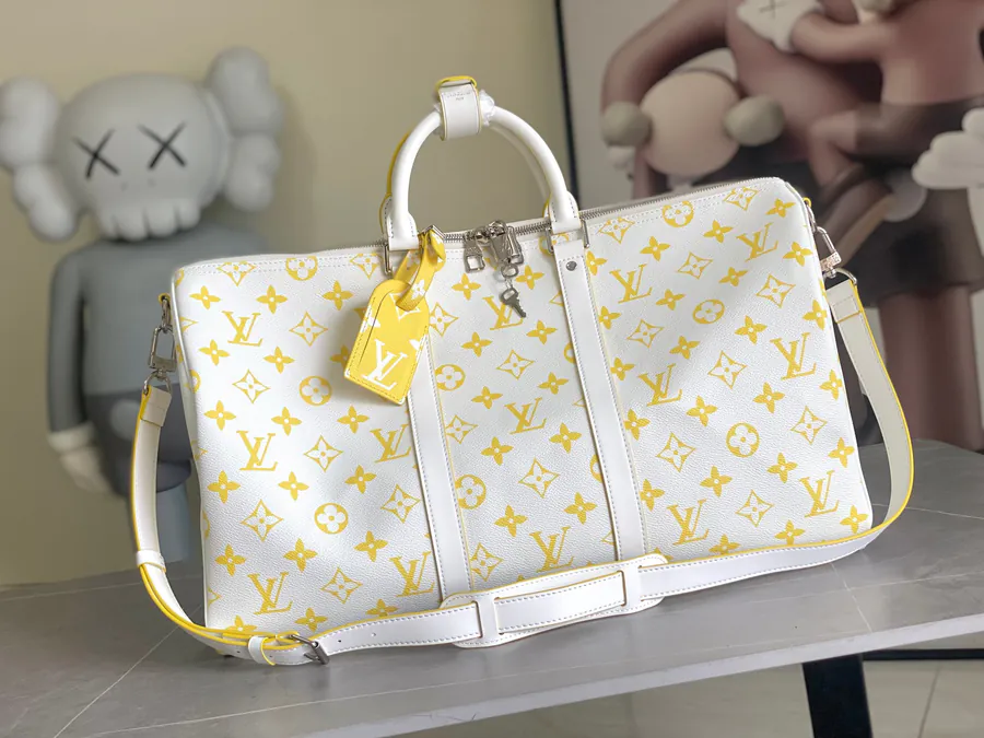 Chanel Keepall Bandoulière 50 in Monogram Bandana Pattern