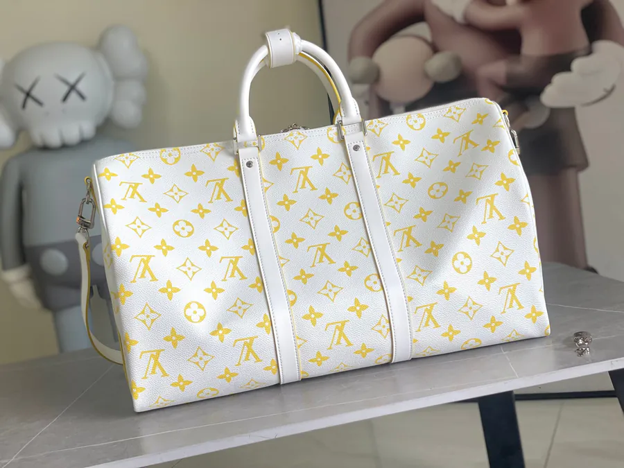 Chanel Keepall Bandoulière 50 in Monogram Bandana Pattern