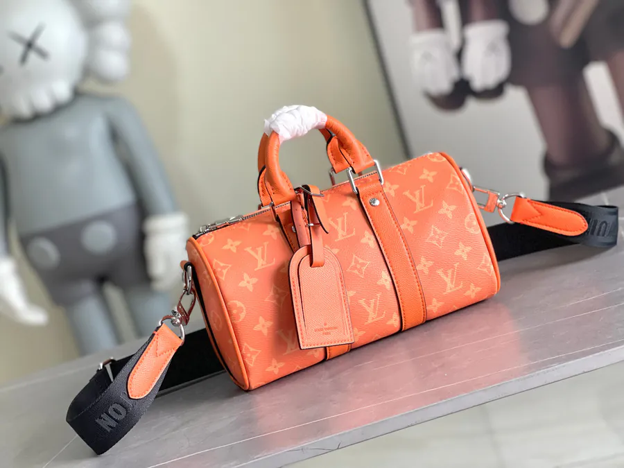 Louis Vuitton Keepall 25 Orange Flower Pillow Bag