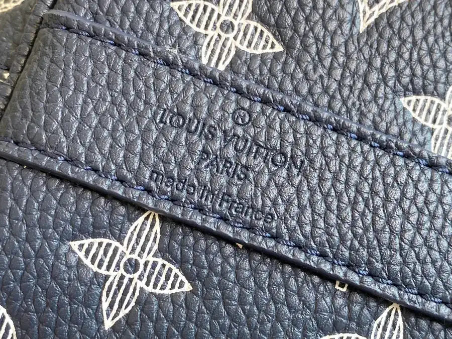 Louis Vuitton Classic Keepall Travel Bag Monogram Shadow Leather