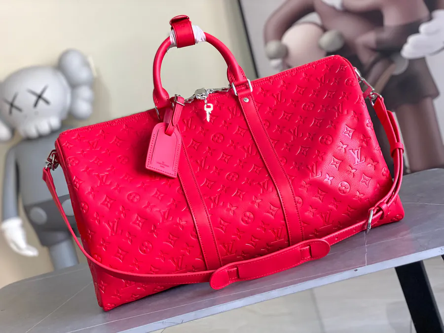 Monogram Shadow Keepall Bandoulière 50 Travel Bag