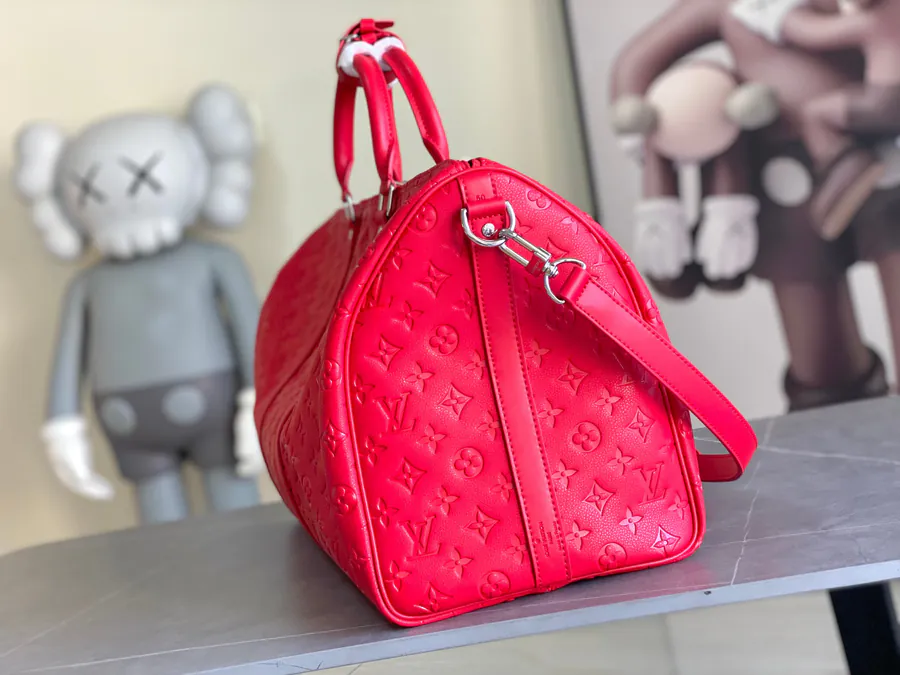 Monogram Shadow Keepall Bandoulière 50 Travel Bag